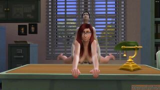 Blackmailed Schoolgirl Fucks His School Professor Into her office So