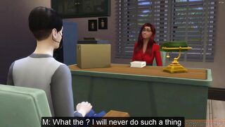 Blackmailed Schoolgirl Fucks His School Professor Into her office So