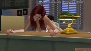 Blackmailed Schoolgirl Fucks His School Professor Into her office So