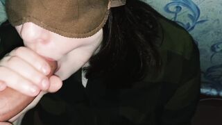 Bj Close-up, Penis Jizzes inside the Mouth