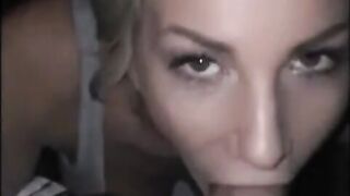 Blonde Meeting on ​ZoneFuck​ Com​ Gives Fellatio into Outside