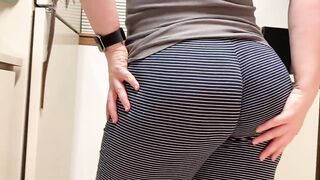Milf Fat Ass Kitchen Wedgie