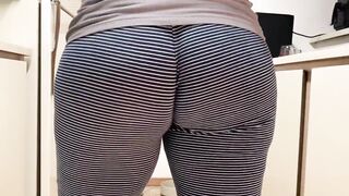 Milf Fat Ass Kitchen Wedgie