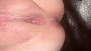 Old Lady squirting on BBC & couch