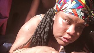 REDBONE BBW SEX FACES WHILE SHE GETS FILLED WITH BIG