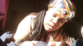 REDBONE BBW SEX FACES WHILE SHE GETS FILLED WITH BIG
