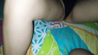 I find my stepsister lying down and I take advantage