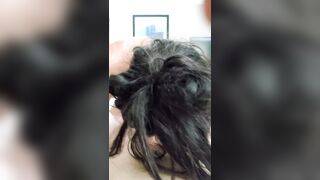 Housewife Ride Young Bf into Reverse Cowgirl