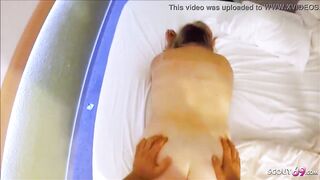 German Wifey Real Cheating Sex with Young Boy into Hotel