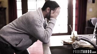 Angela White Coaches Step Dad To Banged! Step Daughter