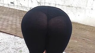 Milf Vpl Thick Booty Outdoor