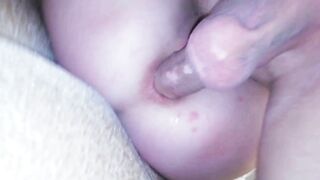 Gf Fucks me inside Vagina and Butt, Hubby only Watches