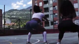 Colombian Lesbian Workout With Carla Morelli