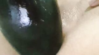 Verified Latina Amateur Solo with Large Eggplant