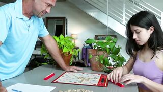 Petite Teen Stepdaughter Alex Coal Gets Spanked by Stepdad Peter Fitzwell