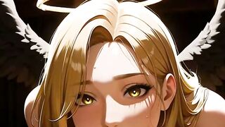 Divine Angel With Tattered Wings Gets Cummed By Mortal Girlfriend
