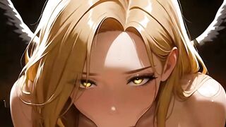 Divine Angel With Tattered Wings Gets Cummed By Mortal Girlfriend