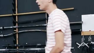 Lady Armani Rides a Short Guy at the Gym