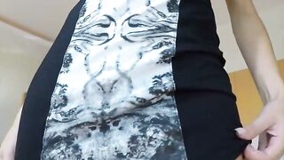 Latina Babe's Mini Dress Try-On Haul With Upskirt No Panties