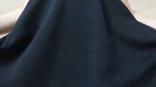 Latina Babe's Mini Dress Try-On Haul With Upskirt No Panties
