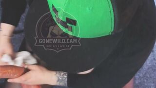 Minecraft Creeper Shemale Cosplay POV Blowjob