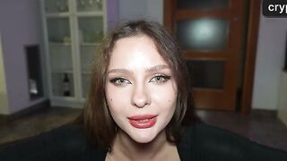 Russian Step Mom Squirts Twice and Gives a Hot Facial