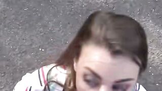 Agent Josephine Jackson's Outdoor Big Boob Sex