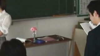 Busty Japanese MILF Teacher Gets Passionate Hardcore Sex