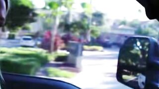 Blonde Teen Cheats on Boyfriend in Parking Lot
