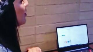Professor Swallows and Squirts During Amateur BJ