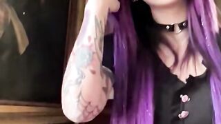 Gothic Teen Valerica Steele Squirts on Stepbrother