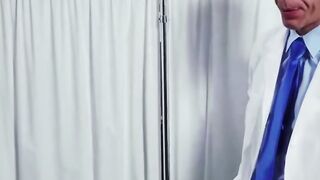 Abigail Mac Rinses and Spits on the Dentist's Cock