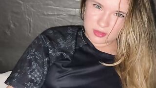 Caught Blonde Babe Masturbating at School Camp Before Anal and Vaginal Sex