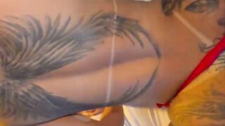 Tattooed Brazilian Babe with Big Ass in Hardcore Anal Fuck-a-thon