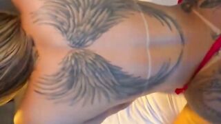 Tattooed Brazilian Babe with Big Ass in Hardcore Anal Fuck-a-thon