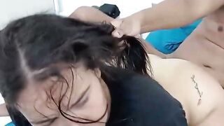 SHE WAS MASTURBATING AND I HAD TO GO OUT TO MY DANCE CLASS ACCOMPANIED, I INSIST