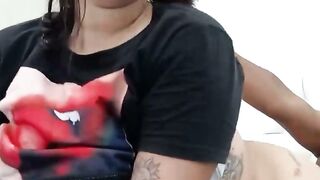 SHE WAS MASTURBATING AND I HAD TO GO OUT TO MY DANCE CLASS ACCOMPANIED, I INSIST
