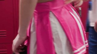 Caught: Cheerleaders Jade Venus, Sage Roux & Evie Christian in Locker Room Threesome