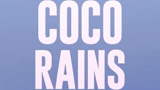 Coco Rains Gets Glazed and Ejaculates on Her Long Natural Titties