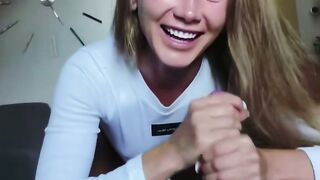 Allie Haze Swallows Big Cock in Amateur POV