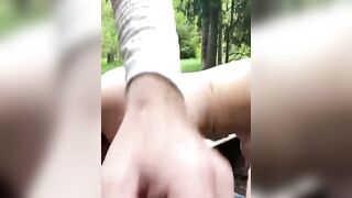 Russian Blonde Amateur Gets Outdoor Creampie After Hard Pounding