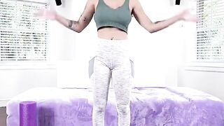 Angel Youngs: Natural Barely Legal Casting with Cummed