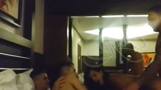Brazilian Brunette's Insane DP Orgy With Boyfriends