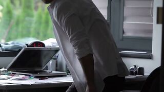 Petite MILF Alexis Crystal Gets Rough Anal Sex in the Office