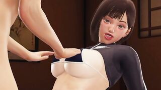 Мокрая Джун: Спортивный секс (3D анимация)