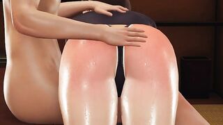 Мокрая Джун: Спортивный секс (3D анимация)