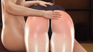 Мокрая Джун: Спортивный секс (3D анимация)