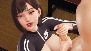Мокрая Джун: Спортивный секс (3D анимация)