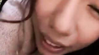 Hot Japanese Brunette GF Enjoes Outdoor Sex With Her Man