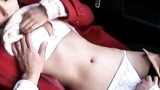 Hot Japanese Brunette GF Enjoes Outdoor Sex With Her Man